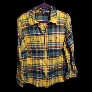 Chaps Women's Zip Front Top - 1X